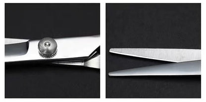 Pet Grooming Scissors Set – Professional Dog Hair Trimming Tools, Bent & Straight Scissors, Teddy Haircut Clippers