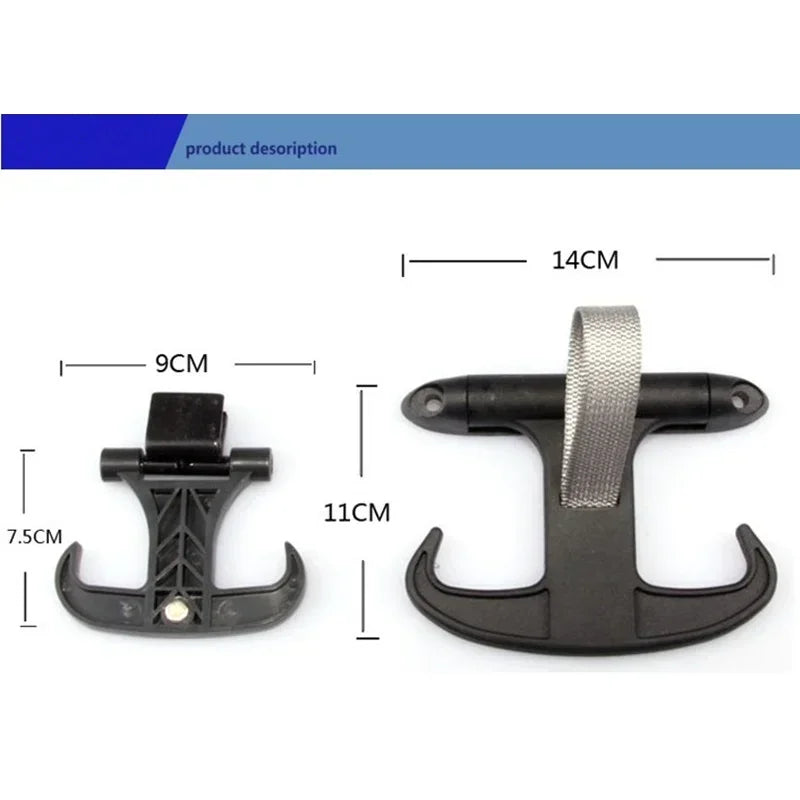 VW CC Magotan Octavia Sagitar Car Accessories | Interior Portable Hanger Holder | Trunk Organizer Hook | Damping Car Interior