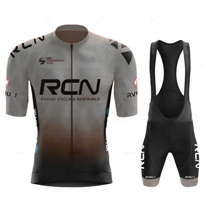 2025 RCN Team Cycling Jersey Set – Summer Breathable Road & MTB Bike Riding Uniform, Sports Cycling Kit