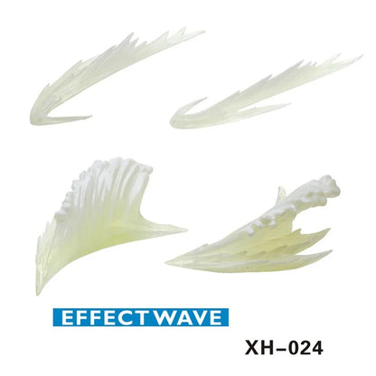 Ice & Whirlwind Flame Special Effects Scene — Luffy, Ace & Bakugou Action Figure Display Toys