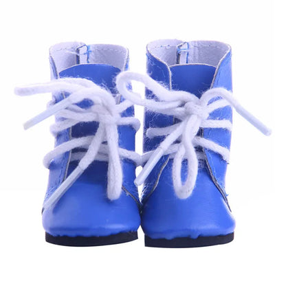 5CM Doll Snow Boots – Pop Plush Canvas Shoes for 14.5" Dolls, 32-36CM Paola Reina & 20CM Cotton Dolls Accessories