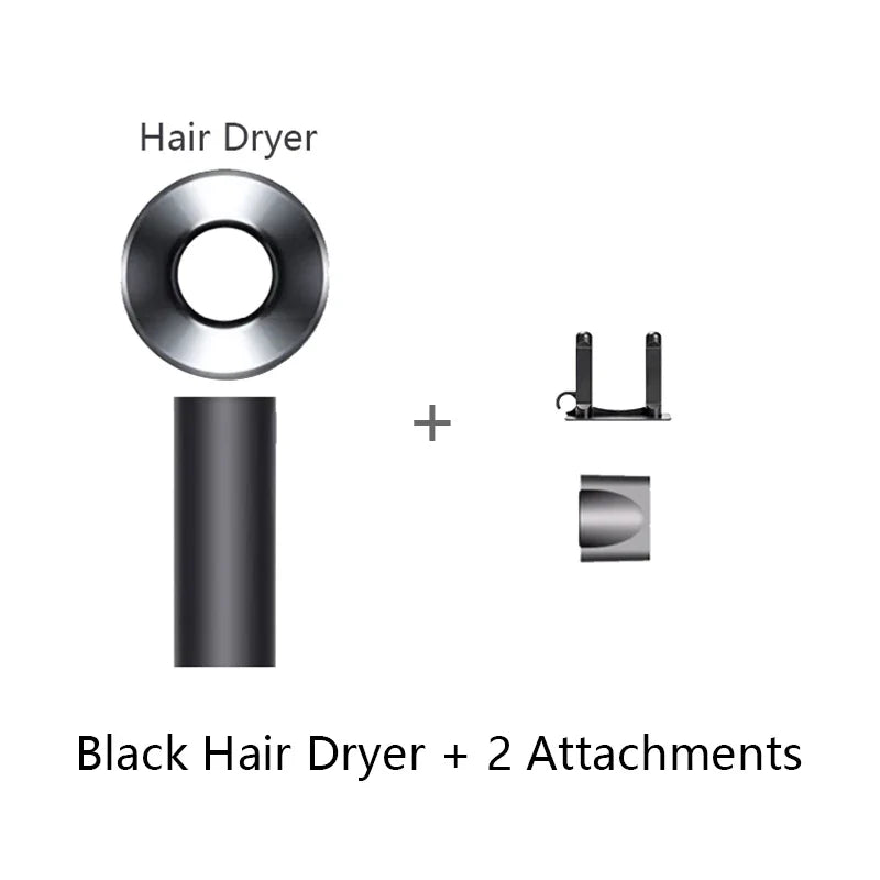 Professional 5-in-1 Ceramic Hairdryer with Diffuser & Nozzles – Powerful 100V Blow Dryer for Salon & Home