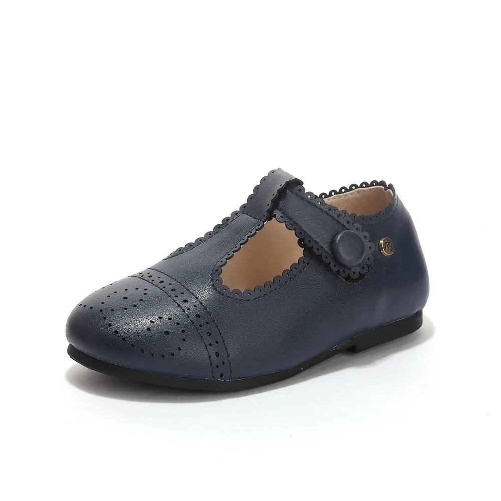 Kids Leather Shoes - Soft Mary Jane & Oxford Flats for Baby Girls and Boys, Princess & Dress Style