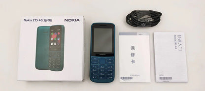 Nokia 215 4G Mobile Phone — Dual SIM, FM Radio, 1150mAh Standby, Feature Phone with Hebrew Keyboard, 100% Original