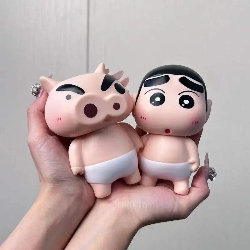 Take Bath Zaemon Crayon Shin-Chan Mobile Phone Stand – Desktop Figure Ornament & Car Decoration Gift Doll