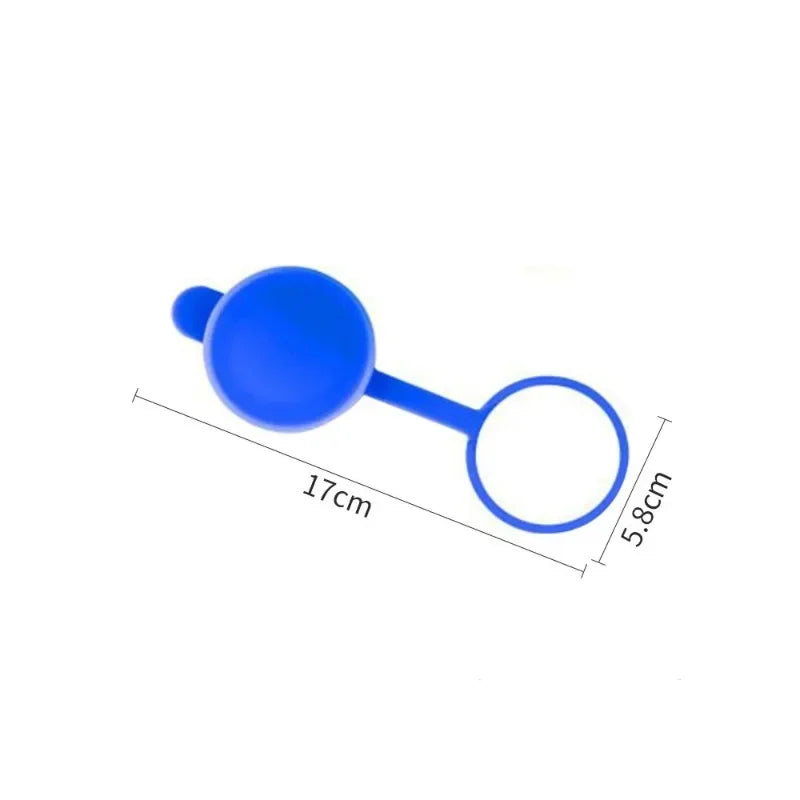 Silicone Reusable Water Jug Caps — Durable Non-Spill Replacement Lids with Inner Plug for Water Bottles