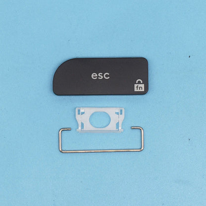 Logitech MX Keys & Craft Keyboard Replacement Keycaps with Scissor Clip Hinges – Grey/Black Key Repair Parts Set