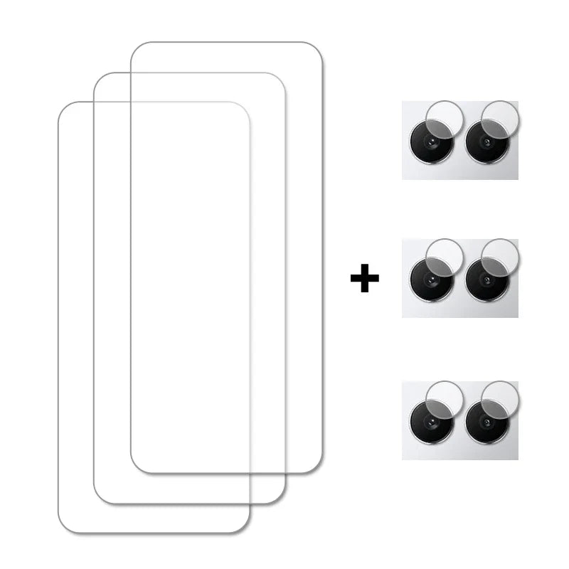 Tempered Glass Screen Protector for OnePlus Nord 4 — Protective Glass & Camera Lens Film