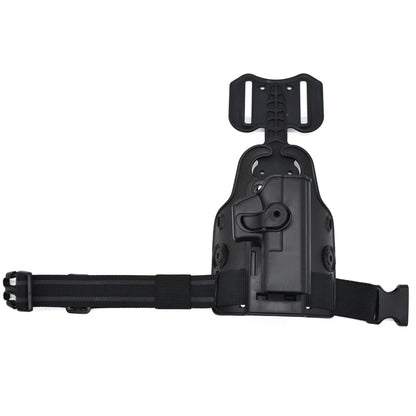 Outdoor Tactical Thigh Drop Leg Holster - Compatible with Glock 17, Beretta M9, Colt 1911, PX4 Storm for Hunting