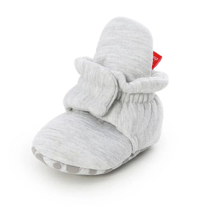 Meckior Baby Socks Shoes – Star Toddler First Walkers Booties, Soft Cotton Anti-Slip Shoes for Boys and Girls