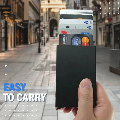 Large Capacity Double Layer RFID Blocking Carbon Fiber Wallet – Men’s Anti-Theft Credit & ID Card Holder Case