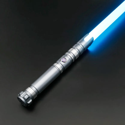 TXQSABER Heavy Dueling Lightsaber – Neo Pixel RGB Laser Saber with Metal Hilt, Smooth Swing Combat Cosplay Luminous Toy for Kids