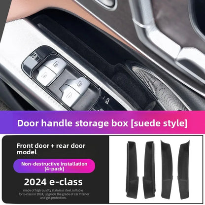 Mercedes-Benz W214 E-Class Door Storage Box Organizer – Compatible with E260/E300 2024+ Interior Car Storage Upgrade Accessory