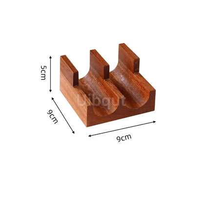Japanese Sushi Rack – Wooden Taco & Snack Food Holder, Wood Plate Cuisine Stand for Sashimi & Sushi, Restaurant & Home Use