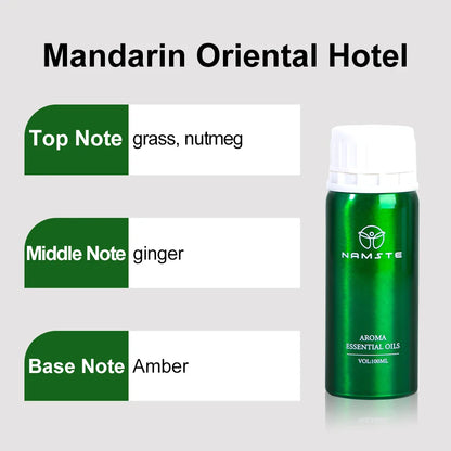 Namste 100ml Ritz Carlton Hotel Essential Oil - Pure Plant Air Freshener for Home & Hotels + 3x5ml Sample Set