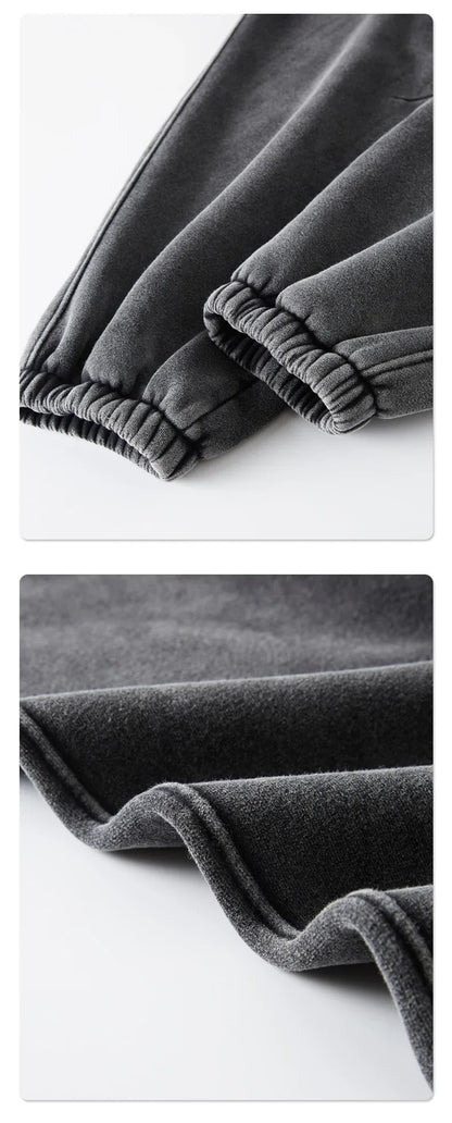 Batik Pattern Fleece Sweatpants – Cozy Casual Warm Pants