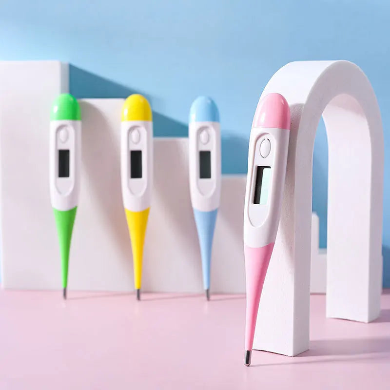Digital Soft Tip Thermometer for Babies & Adults – Fast Electronic Temperature Monitor for Mouth, Armpit & Home Use