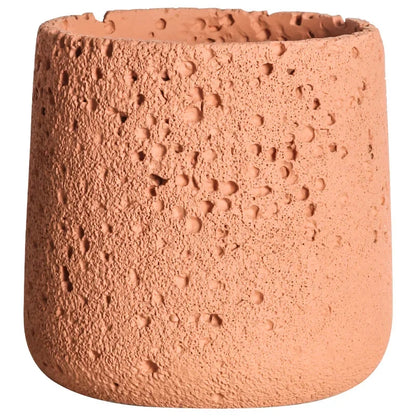 Nordic Cement Flower Pot - Mountain Stone Planter with Tray for Indoor & Outdoor Decor