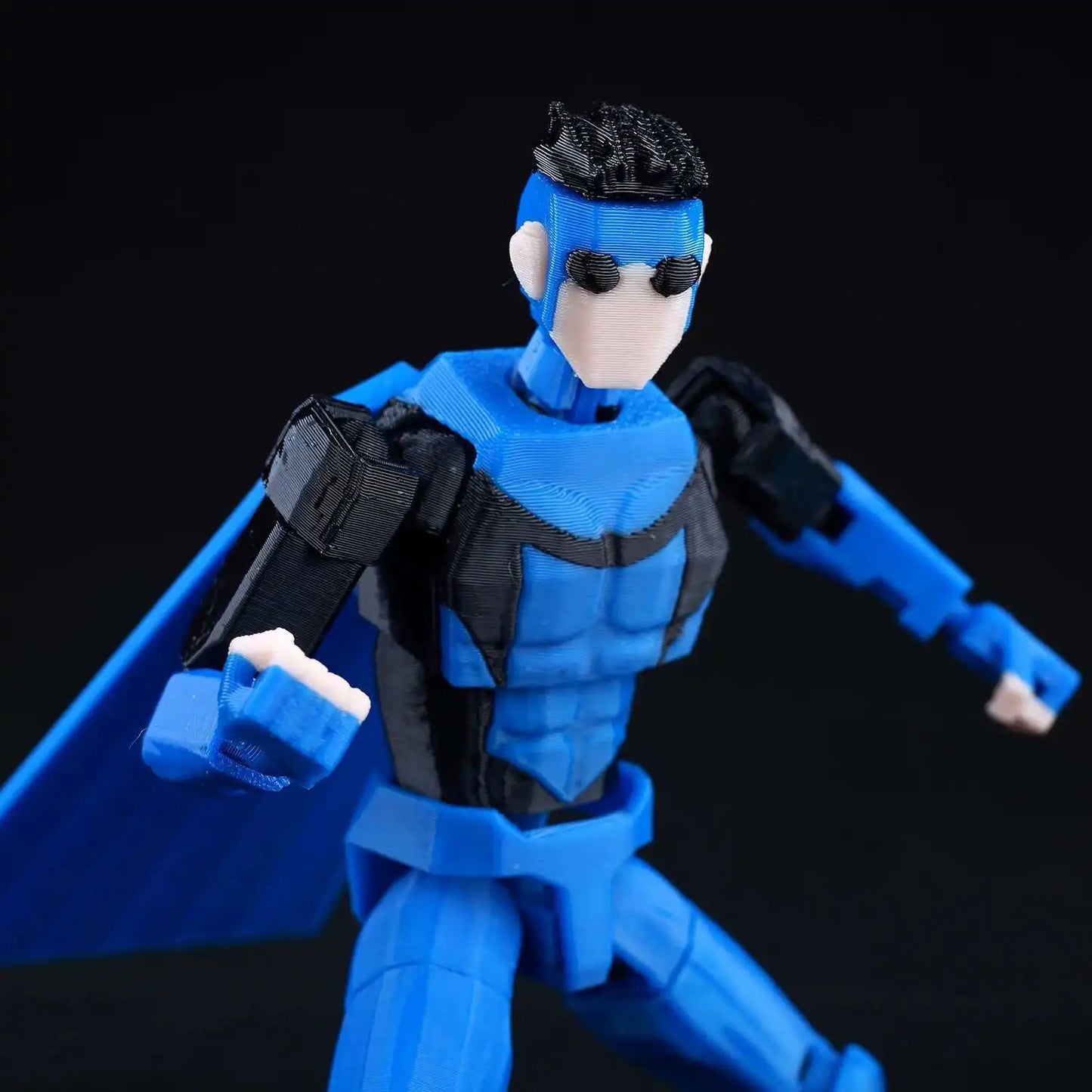 9L3D Lucky 13 Invincible Boy Eve Action Figure — 3D Printed Anime Model, Multi-Jointed Poseable Collectible Toy Gift for Fans