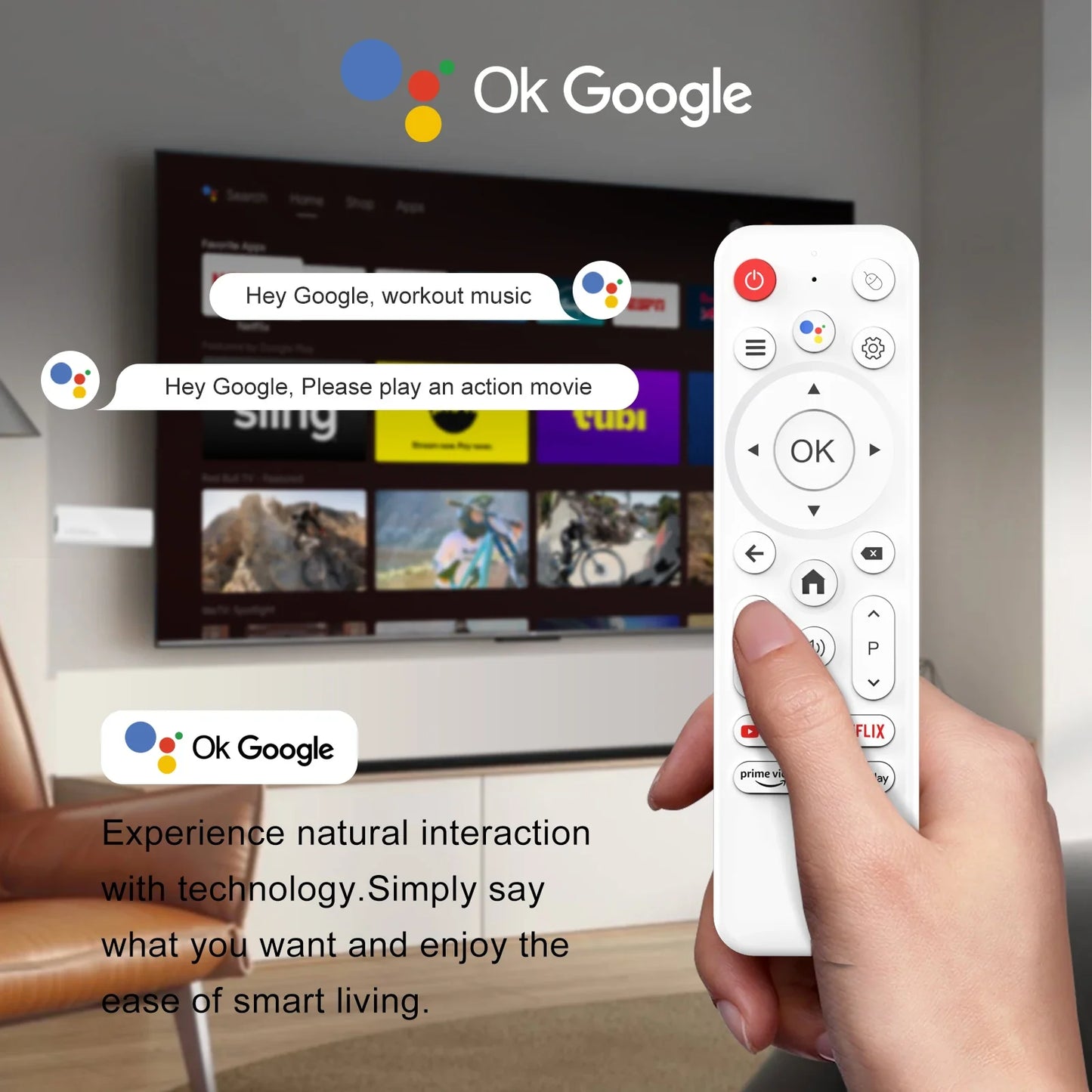 H96 MAX Android TV Stick Allwinner H313 | 4K 3D HDR, 8GB/16GB, Dual WiFi 2.4G/5G/6, Google Voice Remote