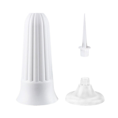 Outdoor Memorial Garden Vase – Flower Pots with Long Spikes, PP Plastic Grave Markers for Cemetery & Festival Decorations