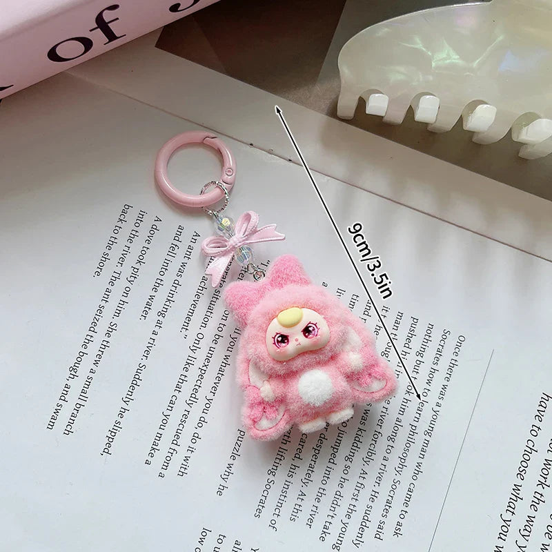 Kawaii Plush Keychain – Cute Aesthetic Bag Charm for Women, Wedding & Party Gifts