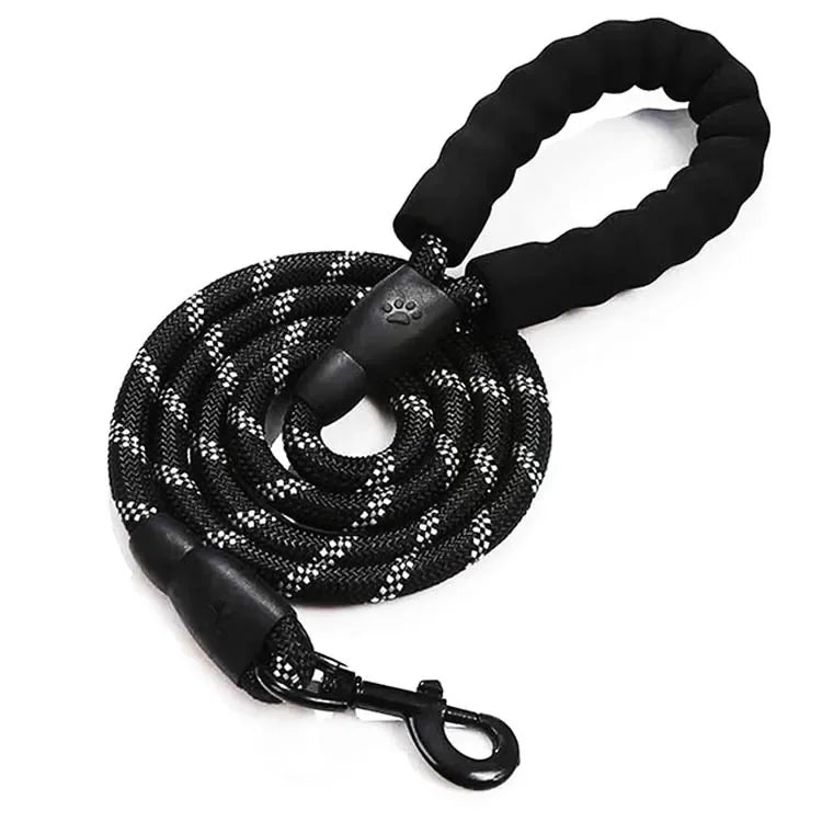 Strong Reflective Dog Leash – Durable Pet Leash for Small, Medium & Large Dogs, Suitable for Pulling & Walking Golden Retrievers