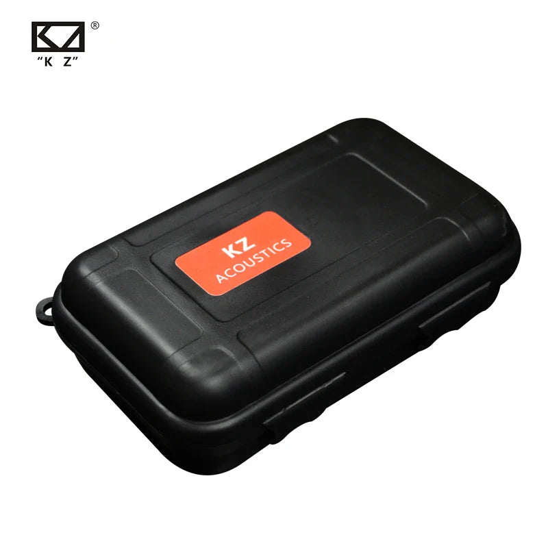 KZ PP High-End Earphone Case – Compressive Damping, Drop-Resistant Protective Box for Headphones & Accessories