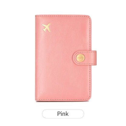 Minimalist RFID Passport Clip Multifunctional PU Leather Wallet – ID & Credit Card Holder Travel Accessory