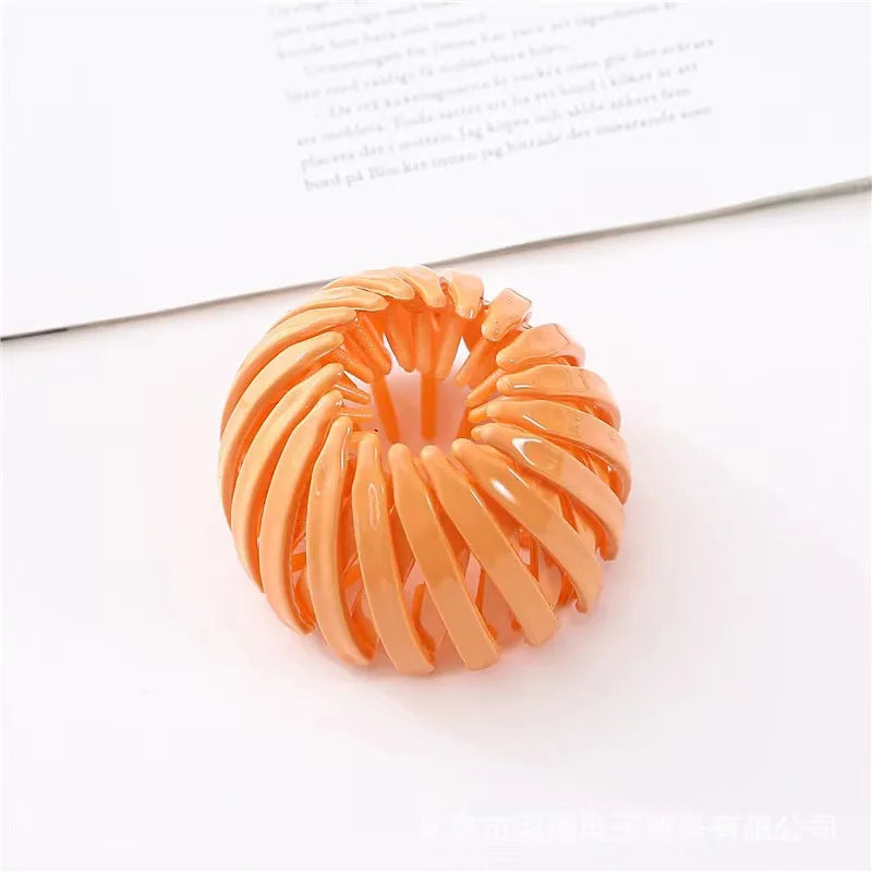 Bird Nest Ponytail Hair Clips – Magic Lazy Braider Hair Rings & Hairpins, Simple Hair Styling Accessories for Women