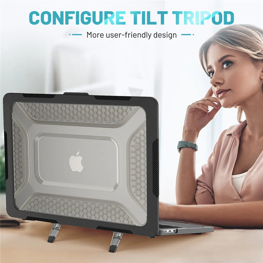 2023 New MacBook Laptop Case - Compatible with MacBook Pro 14, Air M2 13.6, Pro 16 and 13 - M1 M2 M3 Chip Protective Cover Accessories