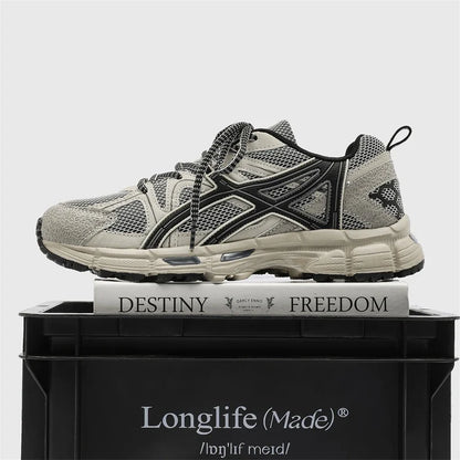 Men’s Casual Running Sneakers - Breathable Lace-Up Walking & Jogging Shoes for Outdoor Leisure