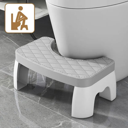 Toilet Squat Stool - Removable Non-Slip Seat for Portable Squatting - Home Bathroom Accessory for Adults (1 PCS)