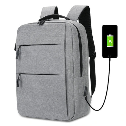 Multi-Layer Zipper Laptop Backpack 13–15 Inch – Business Travel Computer Bag for Men & Women