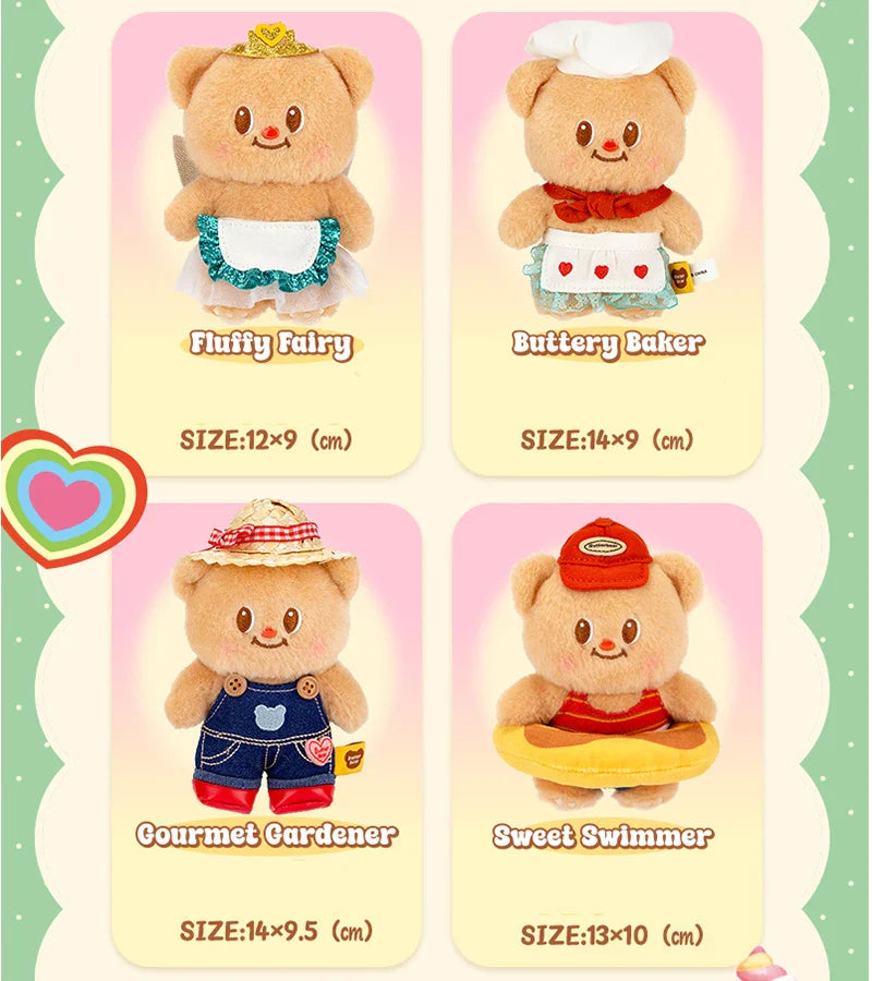 Butterbear Blind Box Action Figures | Kawaii Doll Toys & Pendants for Kids, Desktop Decoration Gifts