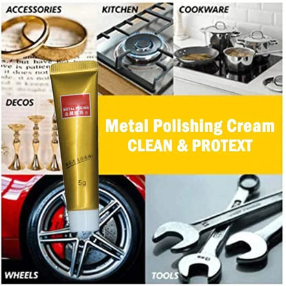 5g/10g/15g Metal Polishing Cream – Wax Paste for Stainless Steel, Ceramic, Watch Polishing, Rust Remover