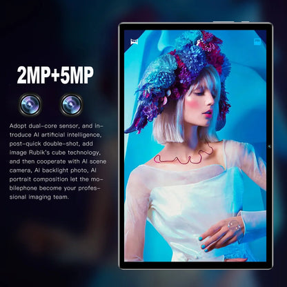 10.1" Android Tablet – Octa-Core, Dual SIM 3G Call, Dual Cameras, 4GB RAM 64GB, Global Version, Google Play