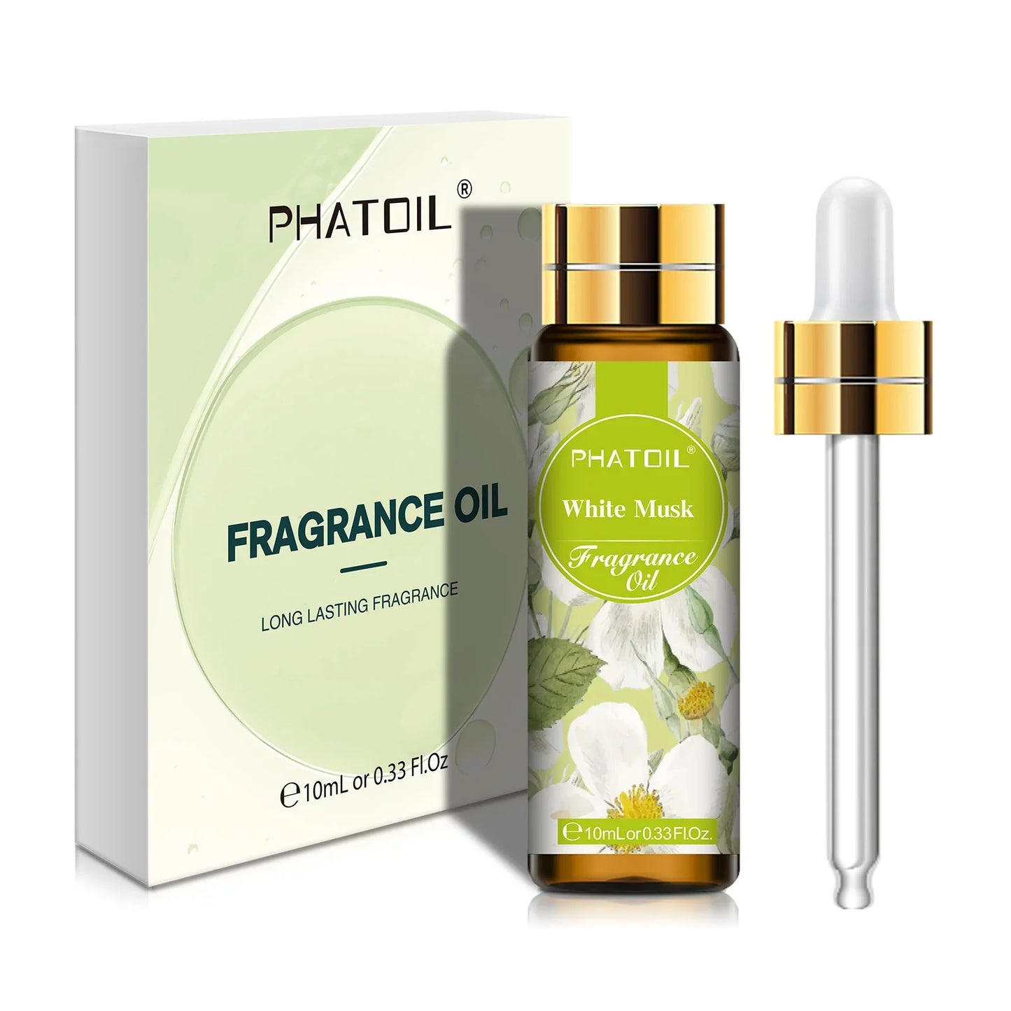 PHATOIL 10ml Fragrance Oil - Strawberry Peach Coconut Vanilla Aromatherapy Scent for Women