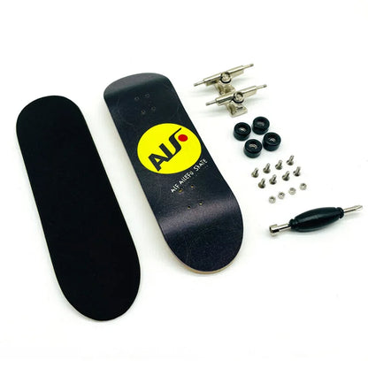 Creative Mini Finger Skateboard – Colorful Maple Fingerboard with Double Rocker, Sport Bearings & Palm Slide Board