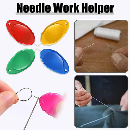 5/10Pcs Automatic Needle Threader – Easy Needlework Accessory for Elderly, DIY Hand & Machine Sewing Tools