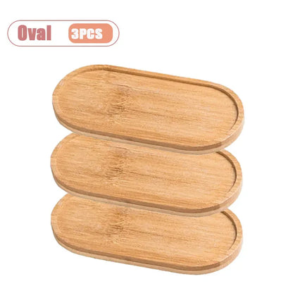 Bamboo Storage Tray – Wooden Bathroom Organizer for Shampoo, Body Wash & Toiletries, Multi-Function Countertop Accessory