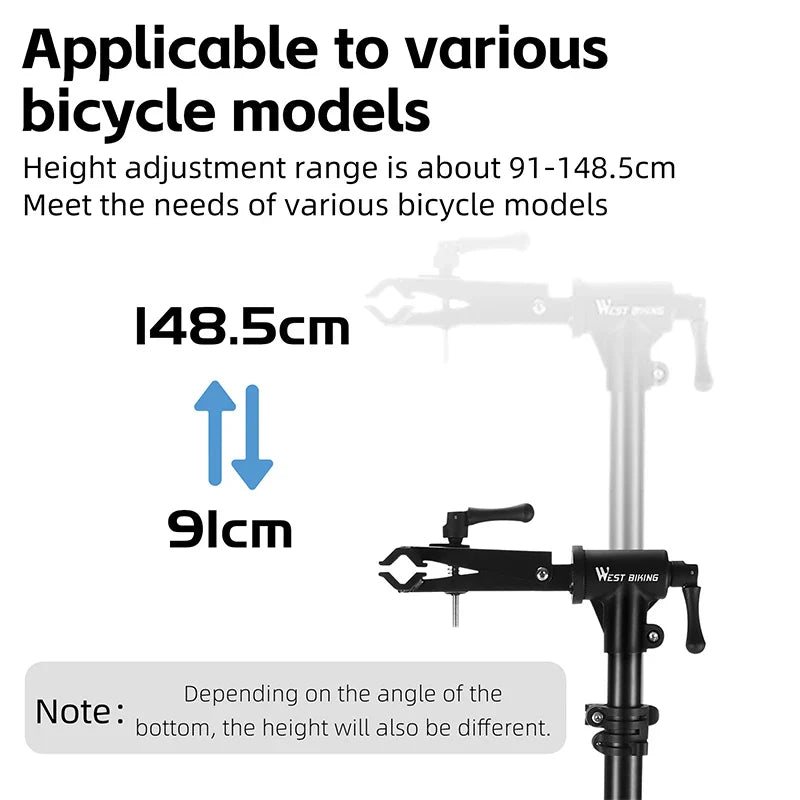 WEST BIKING Foldable Bike Repair & Display Stand – Multipurpose Wall/Floor Rack for Bicycle Storage & Maintenance