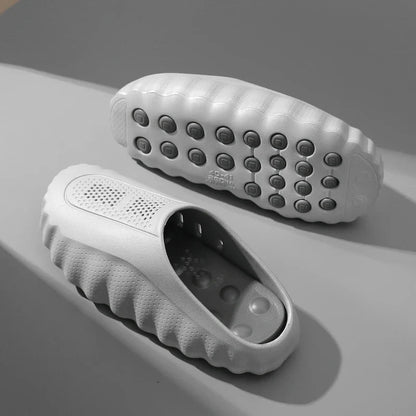 Men’s & Women’s EVA Toe Massage Slippers - Lightweight Casual Beach Shoes for Outdoor Summer Comfort