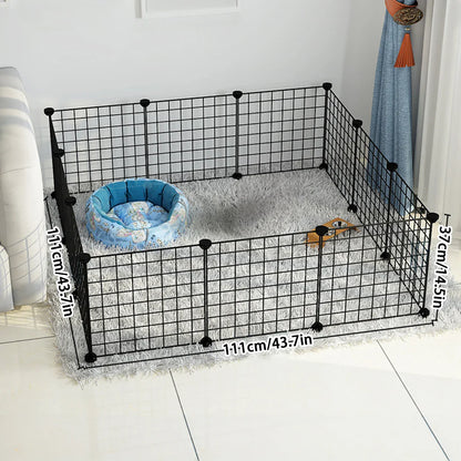 Indoor Dog Cage Wire Mesh Fence – Teddy Pet Escape Barrier