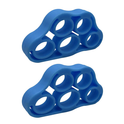 3-in-1 Silicone Finger Strengthener – Elastic Hand Grip Trainer & Guitar Finger Exerciser for Hand Therapy