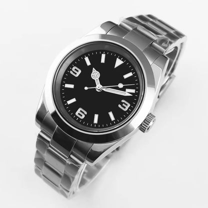 Corgeut 36mm/39mm Luxury Automatic Mechanical Watch – Sapphire Crystal, 10Bar Waterproof, Classic Number Dial Men’s Wristwatch