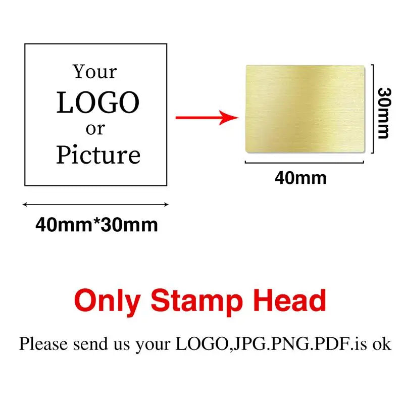 Custom Logo Wax Seal Stamp – Personalized Metal Stamps for Invitations, Gifts & Branding