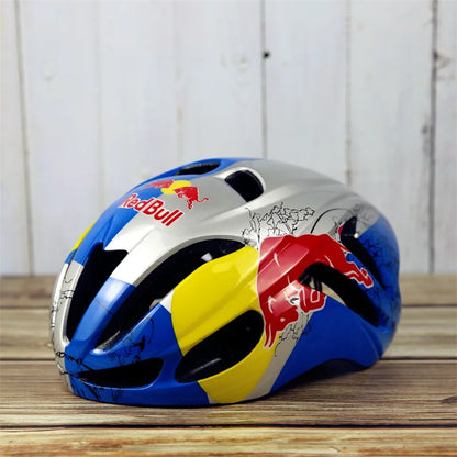Red Bull Bicycle Helmet — Breathable Sports Helmet for Cycling, Scootering & Skating