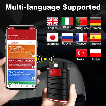 THINKCAR Thinkdiag OBD2 Scanner – Full Software Bidirectional Car Diagnostic Tool