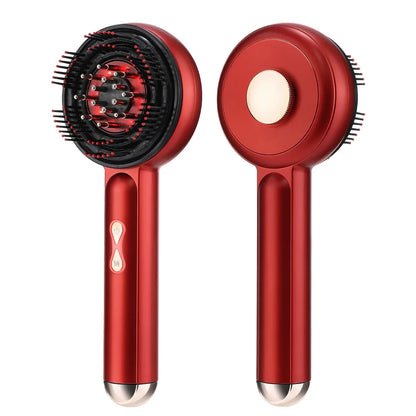 Electric Scalp Massage Comb – Red Light Therapy Hair Growth Brush with Vibration, Anti-Hair Loss & Oil Applicator